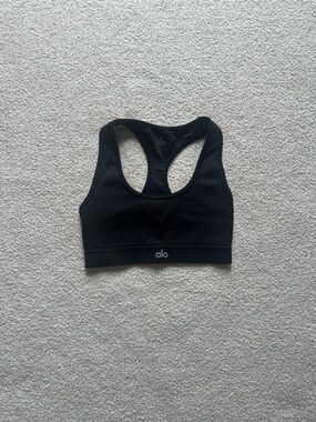 Alo Ribbed Racerback Bra